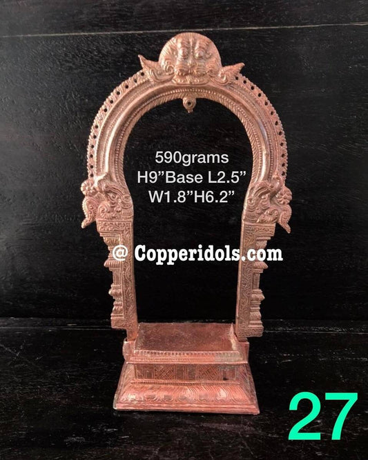 Prasiddh copper idols presents copper idol of peeta prabhavali