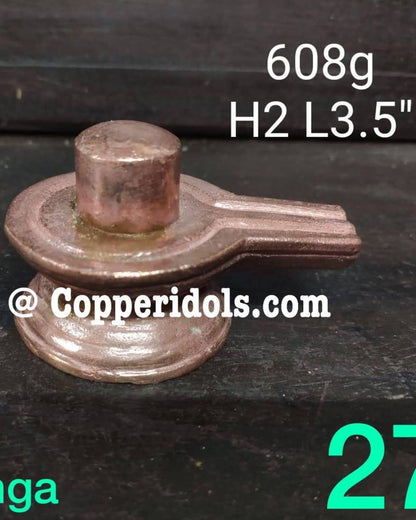 Prasiddh copper idols presents copper idol of shiva linga