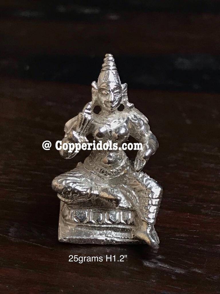 Prasiddh copper idol present silver idol of bogashakti