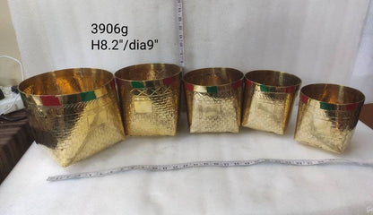 Brass pots