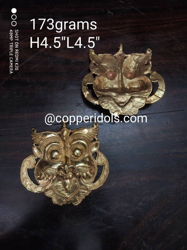 Prasiddh copper idols present panchaloha idol of yali face