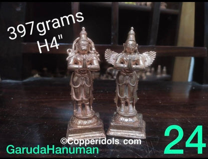 Copper made Lord Hanuman & Lord Garuda