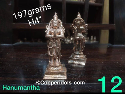 Copper made Lord Hanuman & Lord Garuda