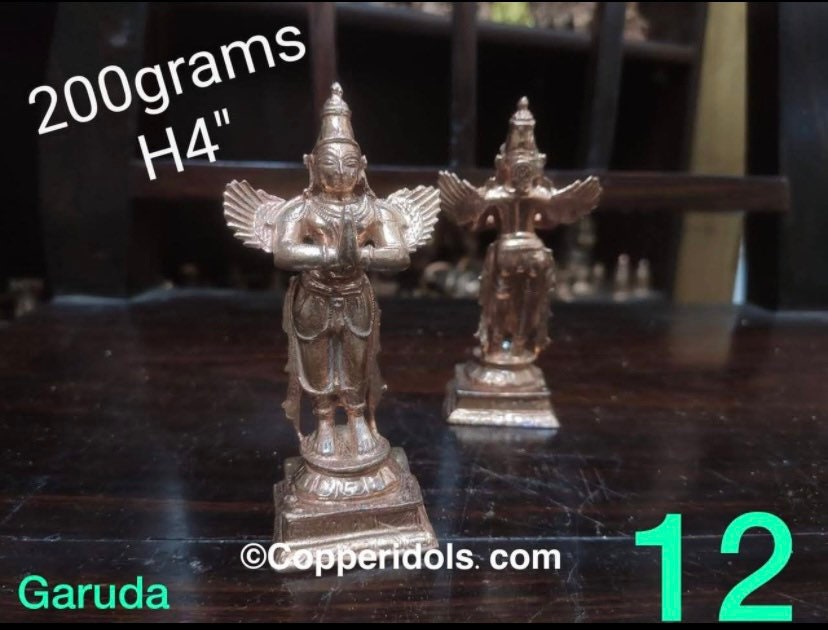 Copper made Lord Hanuman & Lord Garuda