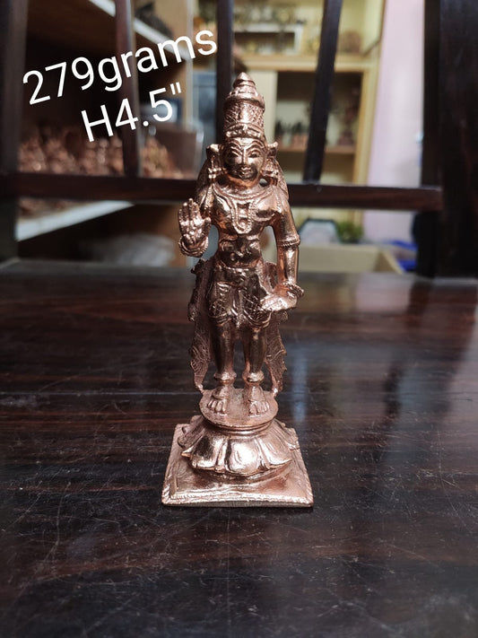 Prasiddh copper idols present copper idol of dwibhuja Subrahmanya swamy