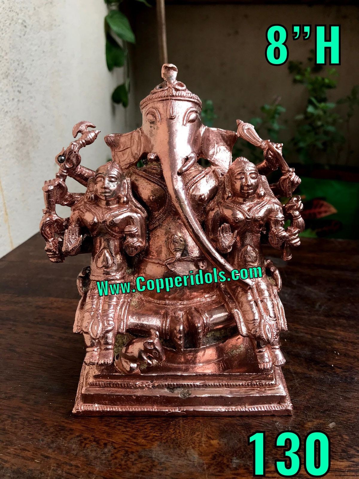 Prasiddh copper idols present copper idol of Shakti ganesha