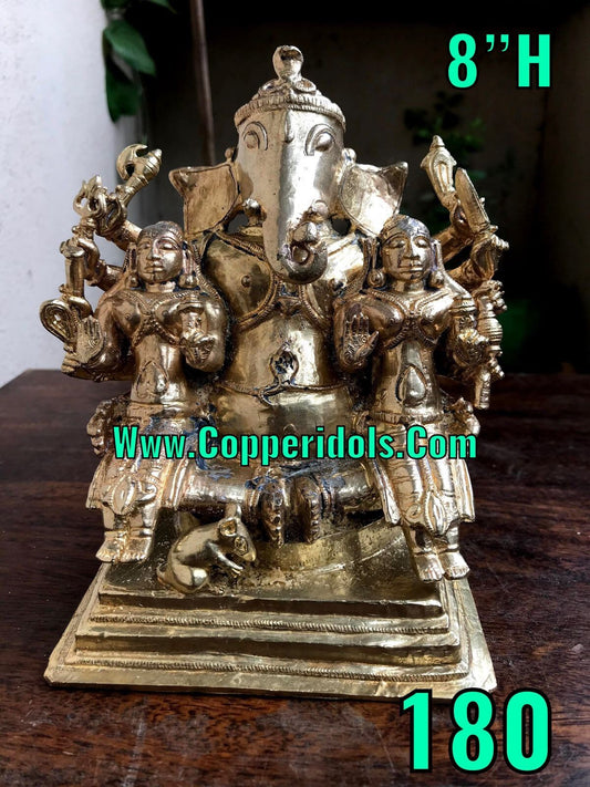 Prasiddh copper idols present panchaloha idol of Shakti ganesha