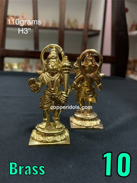 Prasiddh copper idols present brass idol of hanuman