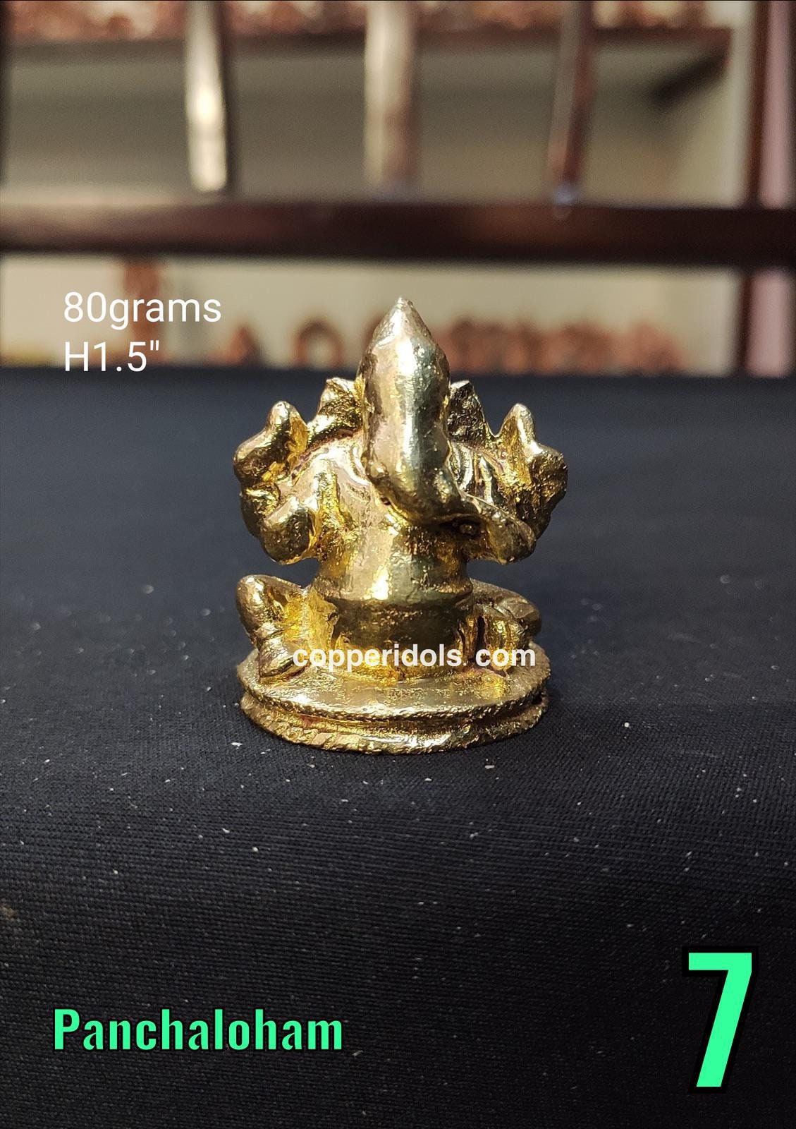 Prasiddh copper idols present Panchaloha idol of ganesha