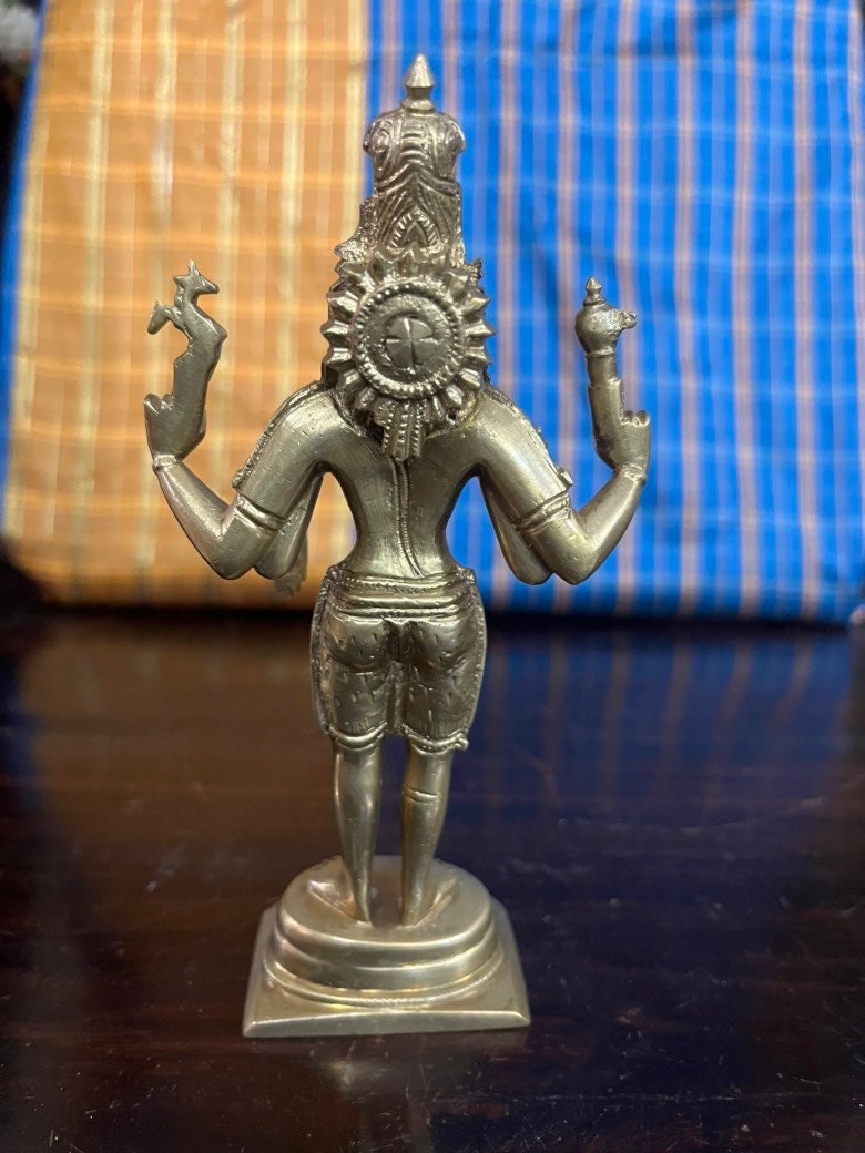 Prasiddh copper idols presents Panchaloha idol of Sri Maheshwara Shiva shankara