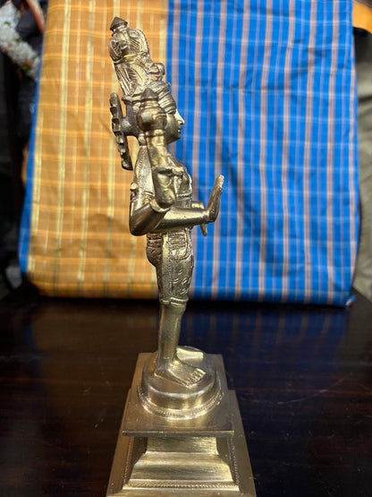 Prasiddh copper idols presents Panchaloha idol of Sri Maheshwara Shiva shankara