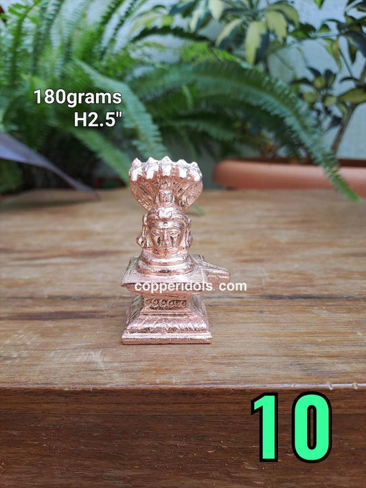 Prasiddh copper idols present copper idol of Manjunatha shiva