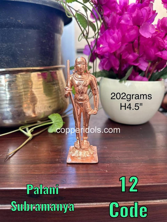 Prasiddh copper idols presents Copper idol of palani murugan / Subramanya swamy