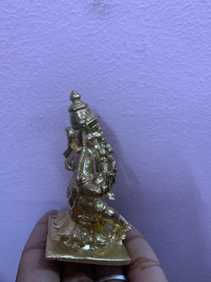 Lord Lakshmi Narasimha copper Idol