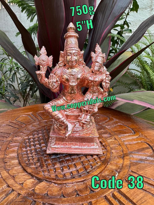 Prasiddh copper idols present copper idol of chaturbuja rama sita