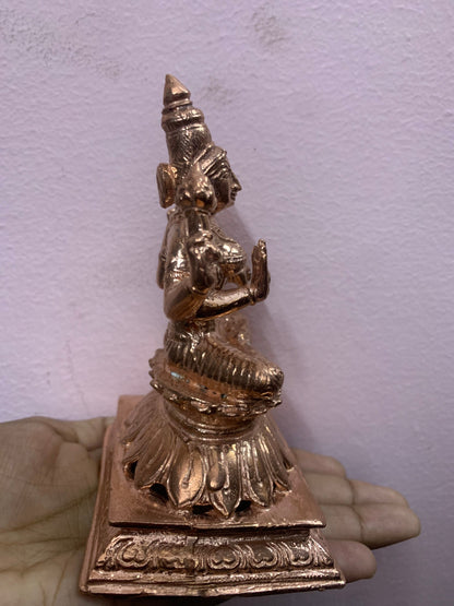 Prasiddh copper idols presents Lakshmi on kamal peeta