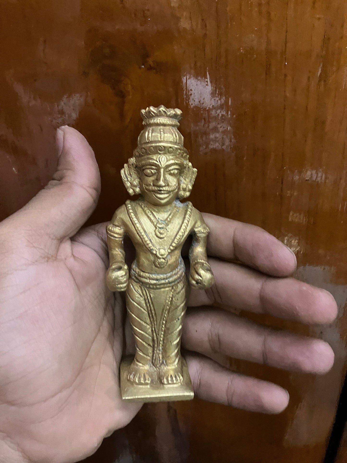 Vintage bronze cast Rama from Deccan India