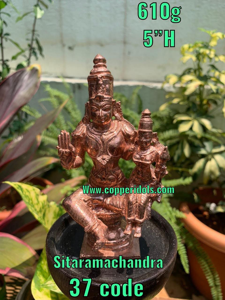 Prasiddh copper idols presents Copper idol of Pattabhi rama swamy