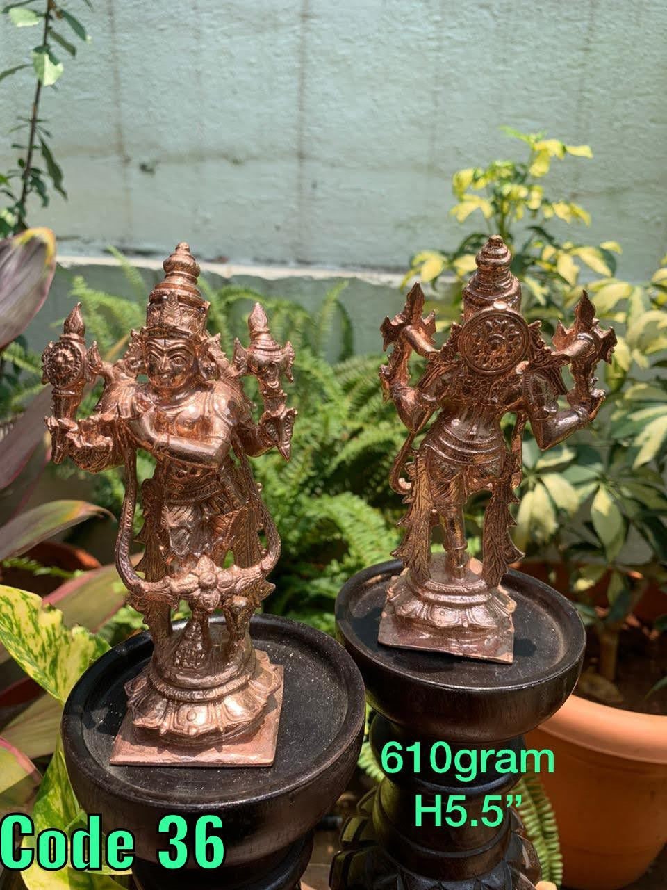 Chaturbuja Venugopal swamy krishna copper Idol