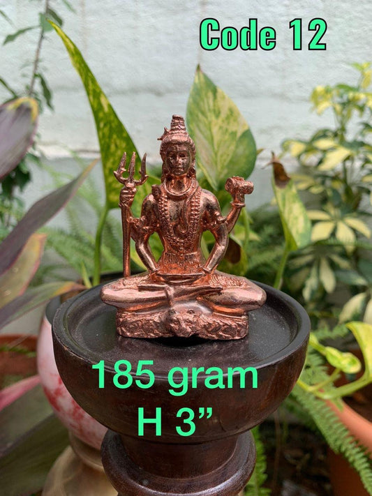 Prasiddh copper idols presents Dyana shiva the meditator or Mefitating Shiva