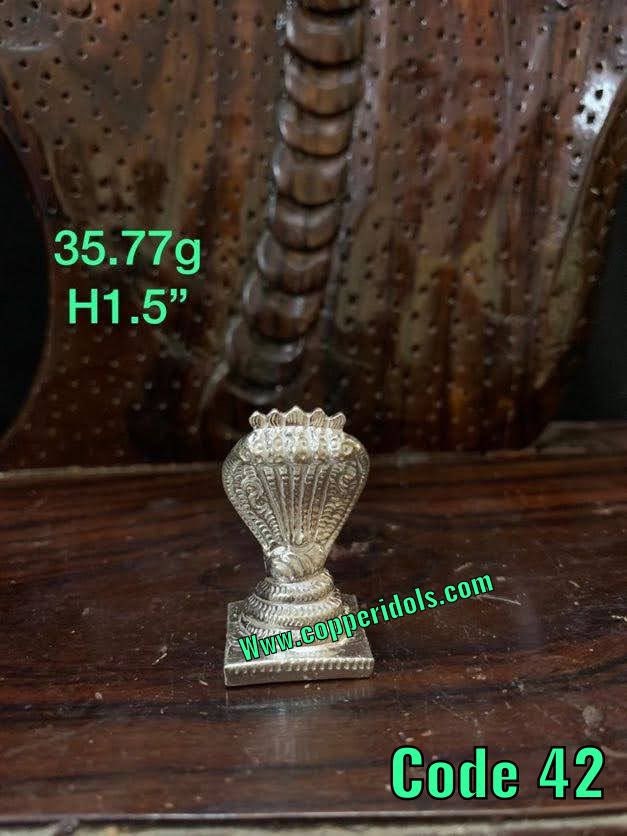 Prasiddh copper idols present silver subramanya nagappa idol