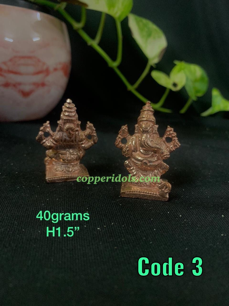 Prasiddh copper idols presents copper Idol of ganesha