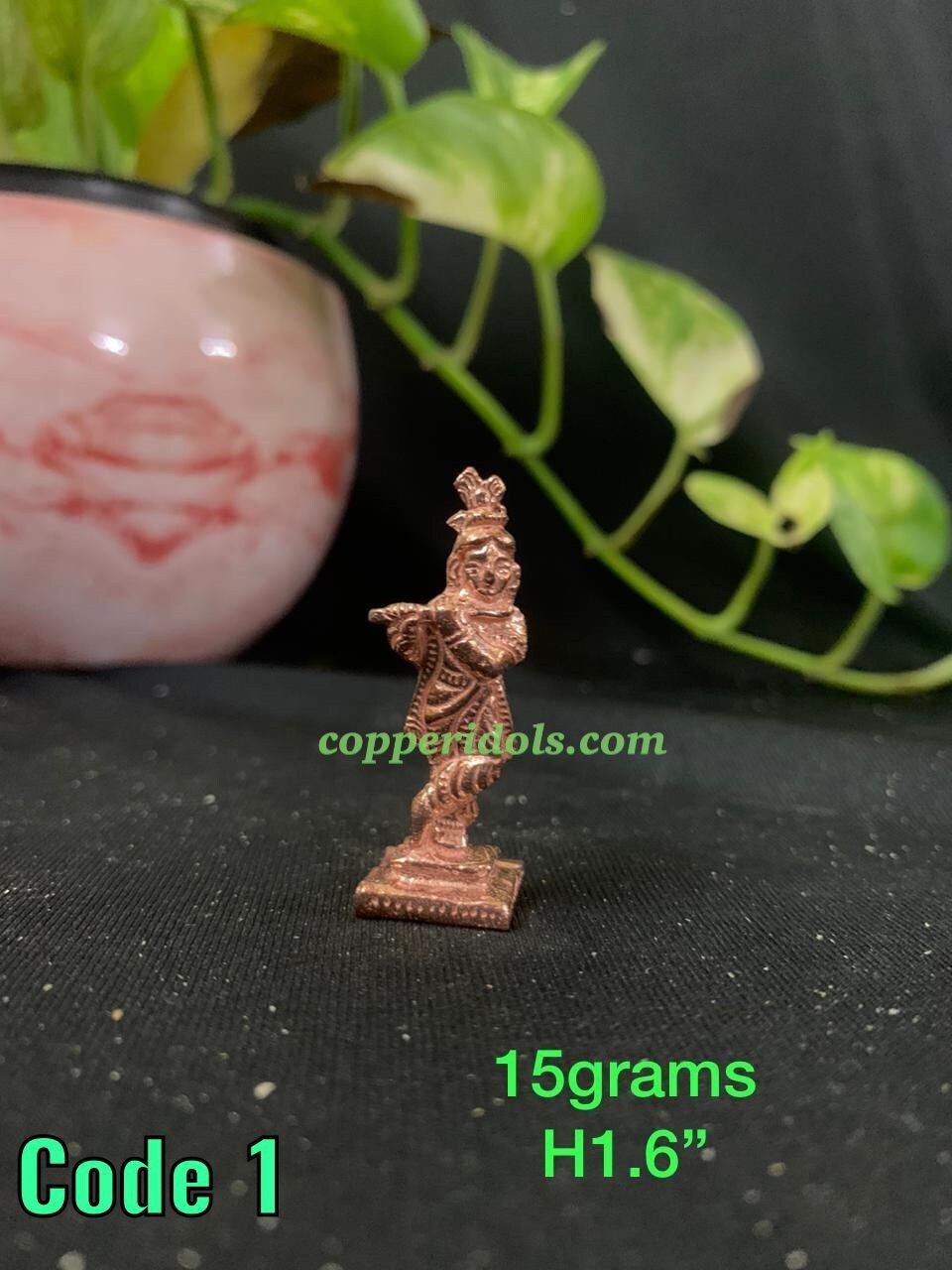 Prasiddh copper idols presents copper Idols of flueting krishna