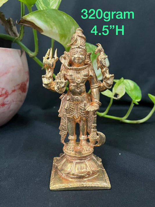 Prasiddh copper idols present panchaloha idol of shiva