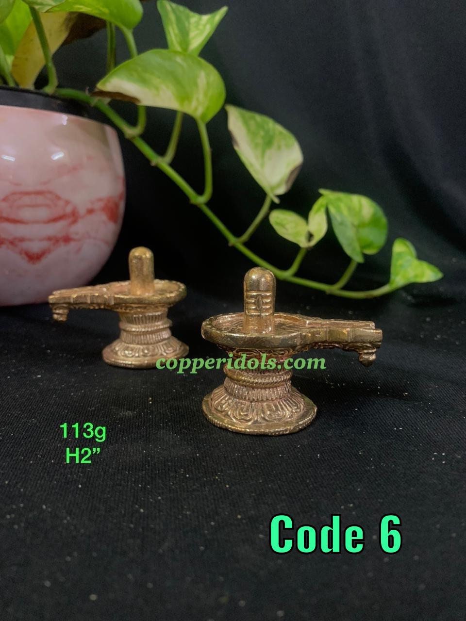 Prasiddh copper idols present panchaloha idol of shiva linga