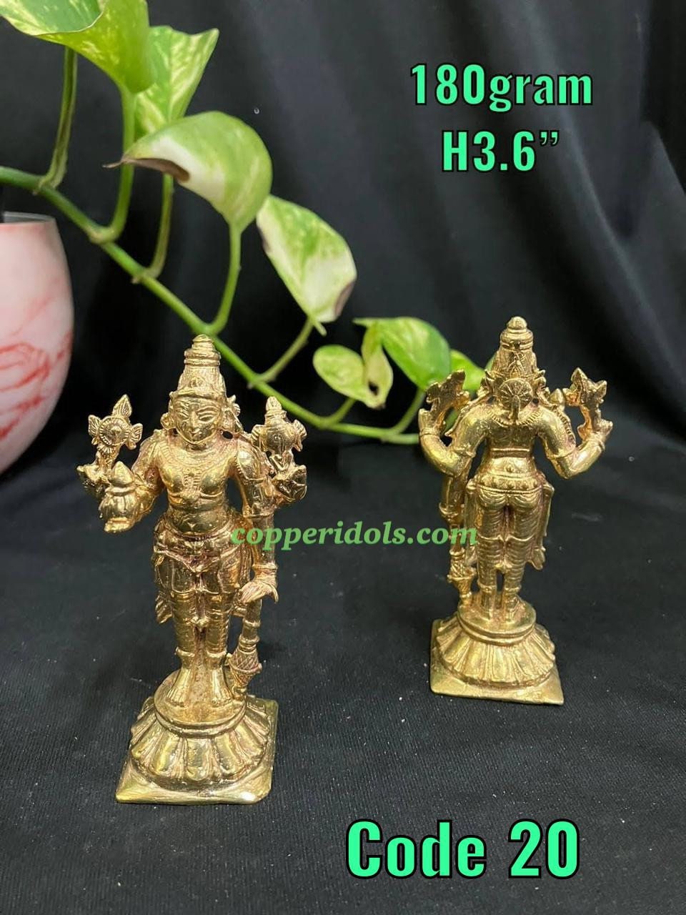 Prasiddh copper idol present panchaloha idol of dhanwantri swamy