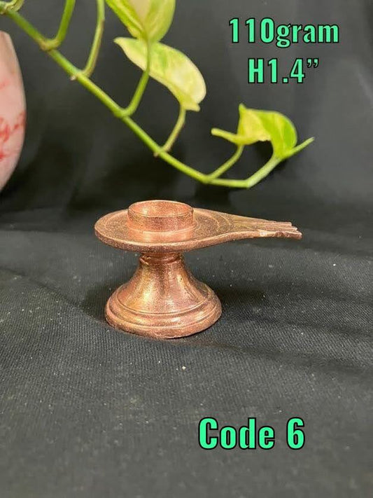 Prasiddh copper idols present copper idol of yone peeta / linga stand / yoni peeta