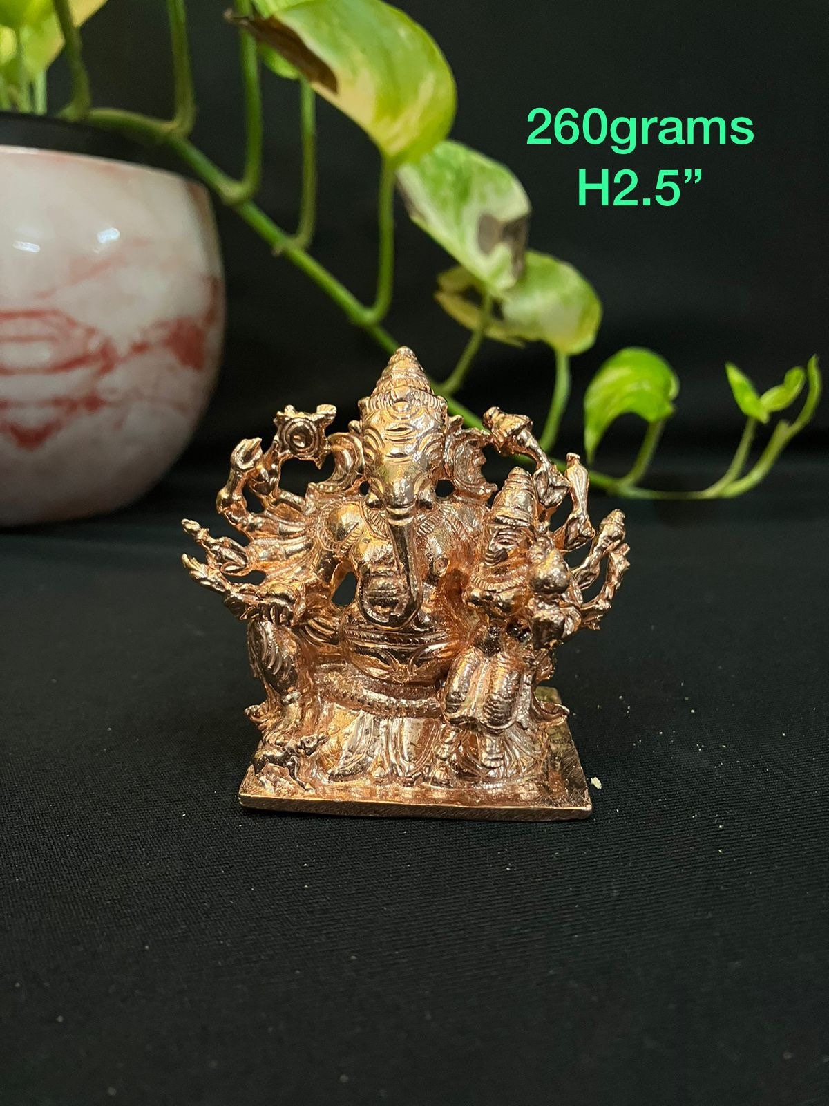 Prasiddh copper idols presents shakthi ganapathi