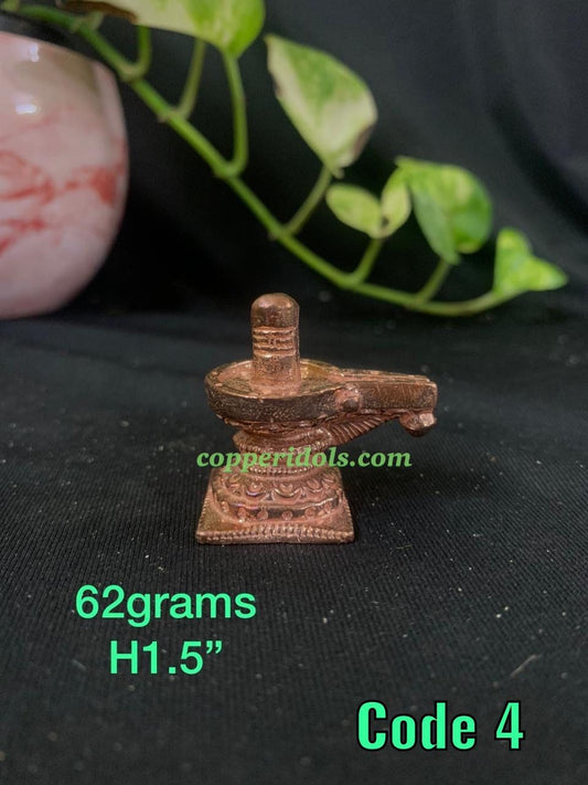 Prasiddh copper idols presents copper Idols of shiva linga