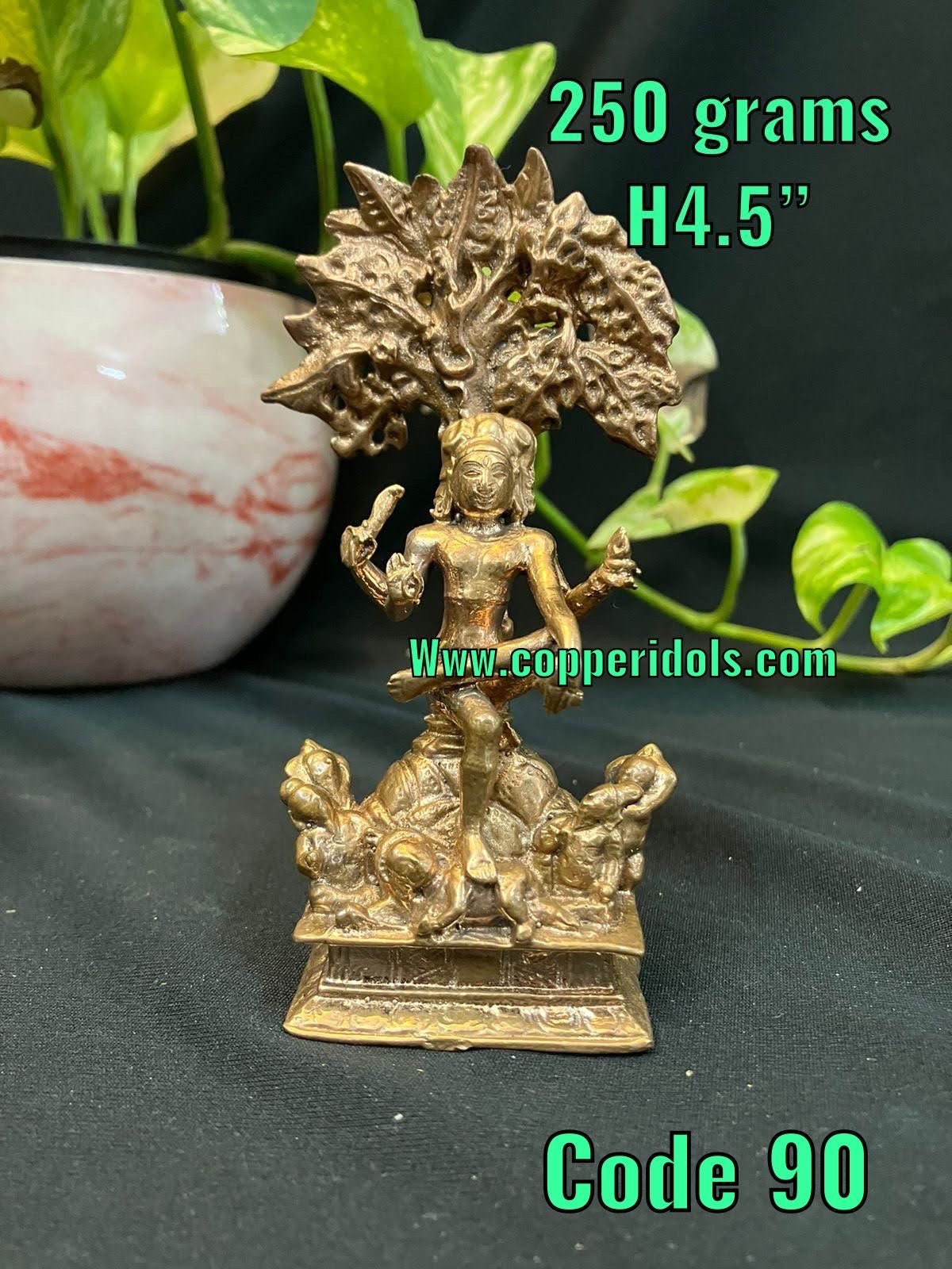 Prasiddh copper idols present panchaloha idol of dhakshina murthy