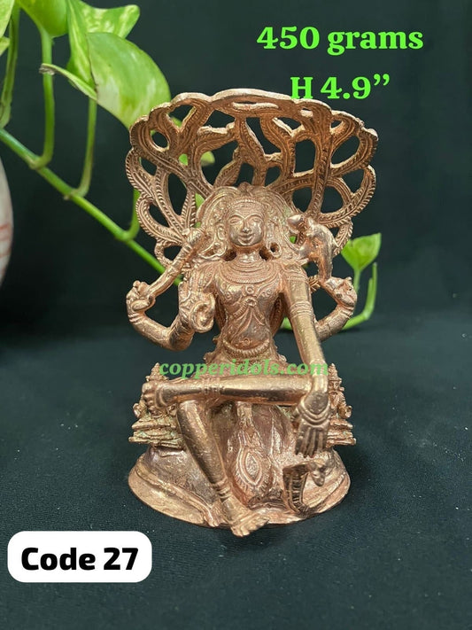 Prasiddh copper idols present copper idol of dakshina murty