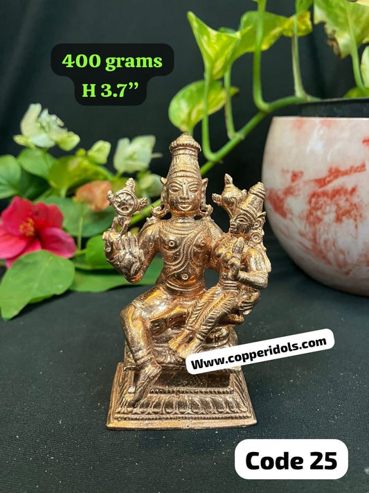 Prasiddh copper idols presents copper idol of Lakshmi narayana idol