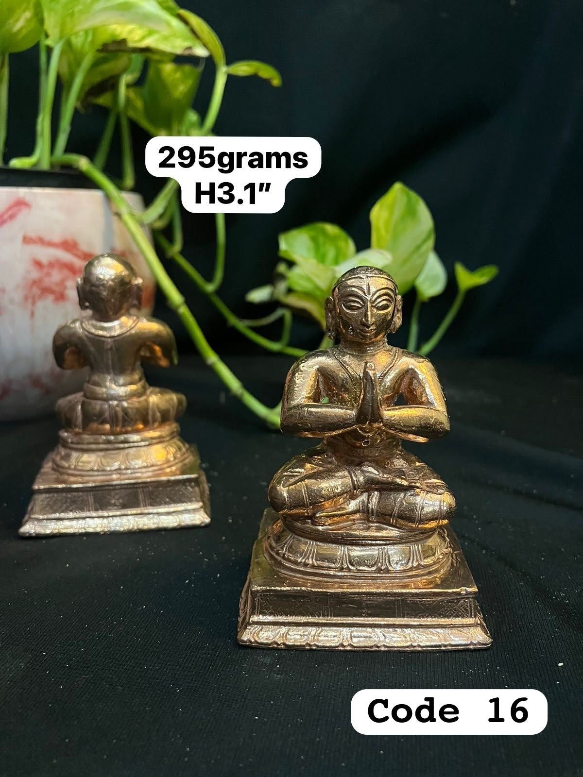 prasiddh copper idols present Copper idol of ramanujacharyar / ramanuja swamy