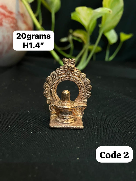 prasiddh copper idols present copper idols of shivalinga with prabhavali