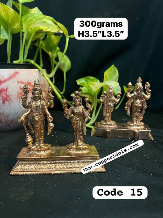 prasiddh copper idols opresent copper idol of lakshmi narayana