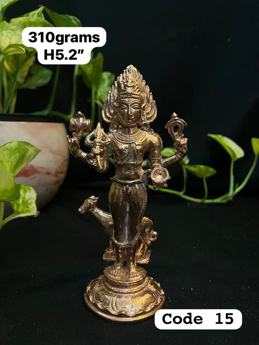 Prasiddh copper idols presents panchaloha made Kala bhairava the God of protection and security