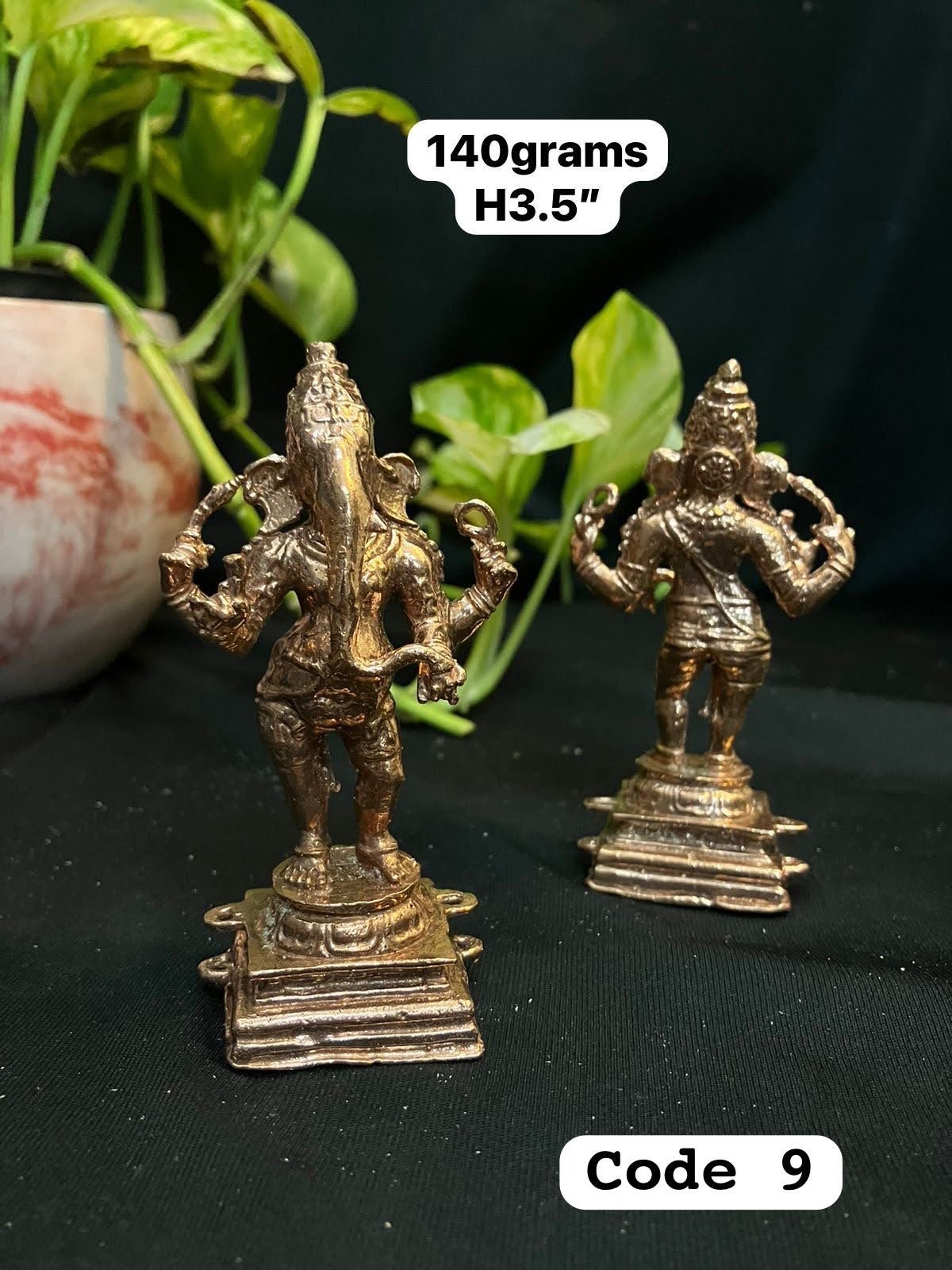 Prasiddh copper idols present copper idol of ganesha