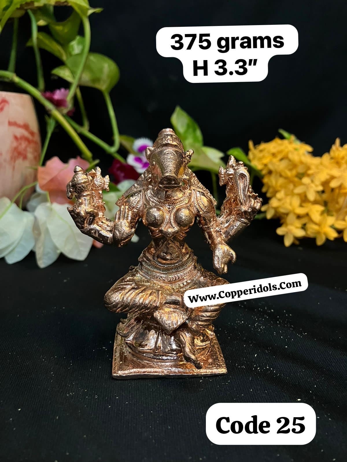 Prasiddh copperidols presents Godesses Maha Varahi copper Idol