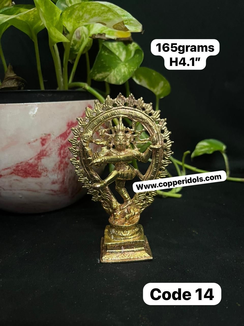 Prasiddh copper idols present panchaloha idol of nataraja swamy , shiva