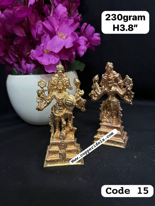 Prasiddh copper idol presents panchaloha idol of panchamukhi hanuman/ 5 face hanuman