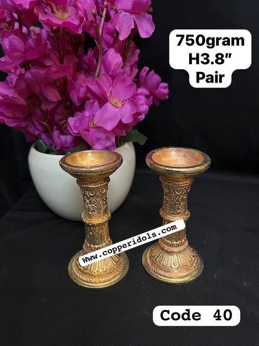 Prasiddh copper idol present panchaloha pillar lamp