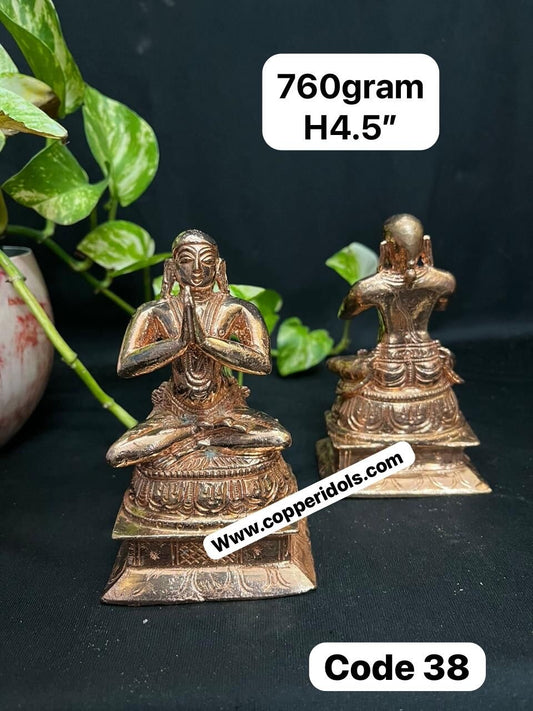 Prasiddh copper idols present copper idol of Ramanuja swamy