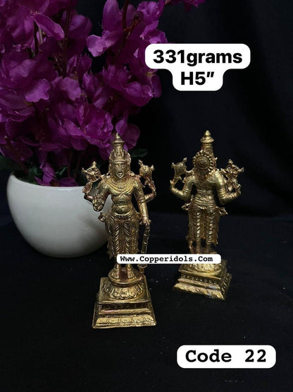 Prasiddh copper idol present panchaloha idol of chennakeshava narayana / vishnu