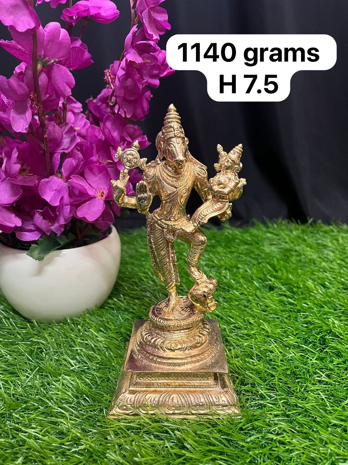 Prasiddh copper idol present panchaloha idol of bhu varaha swamy / bhuvaraha