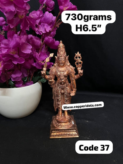 Prasiddh copper idols presents Copper idol of Subramanya Murugan Swamynatha Swaminatha swamy