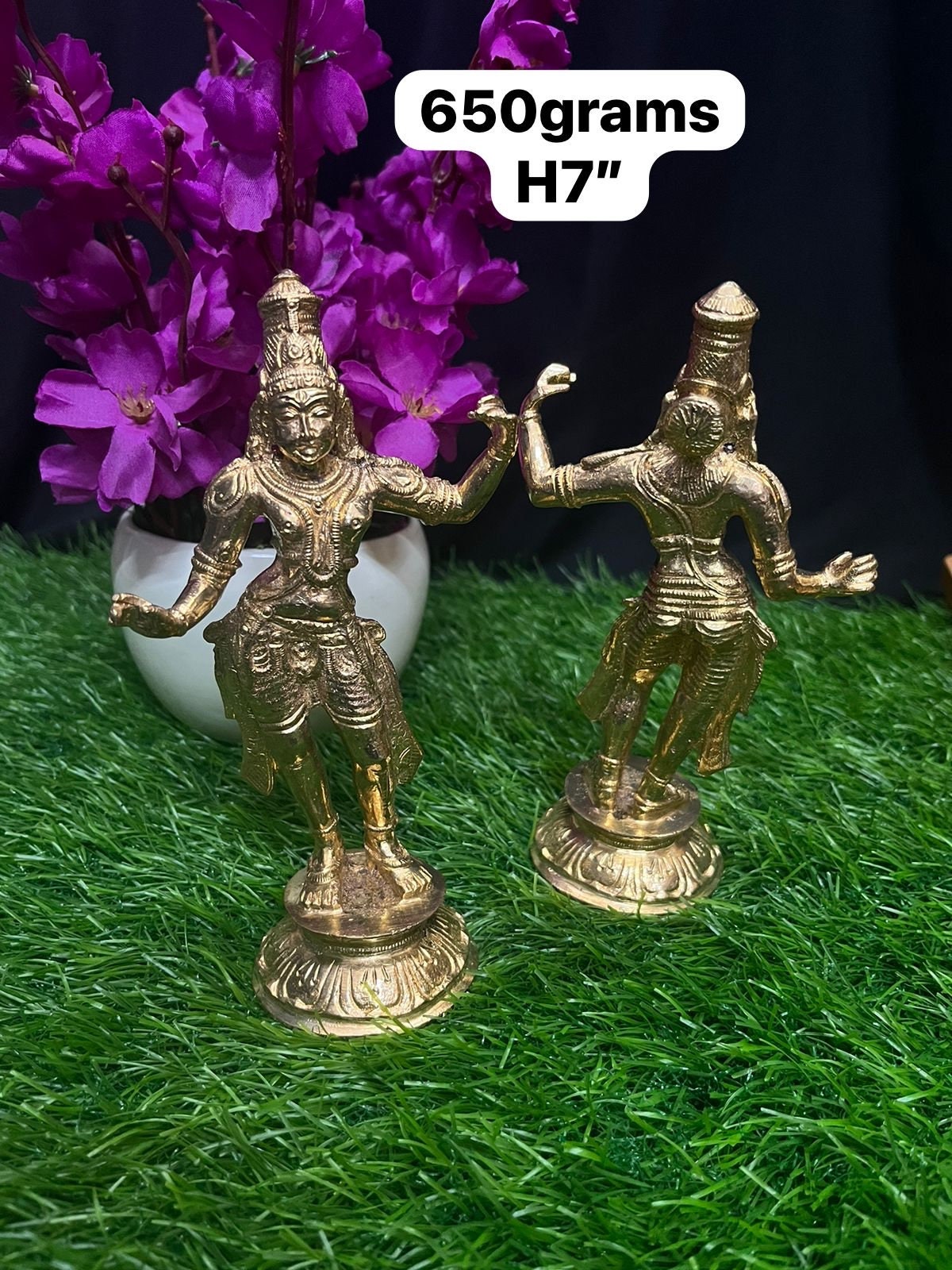 Prasiddh copper idol present panchaloha idol of rama swamy